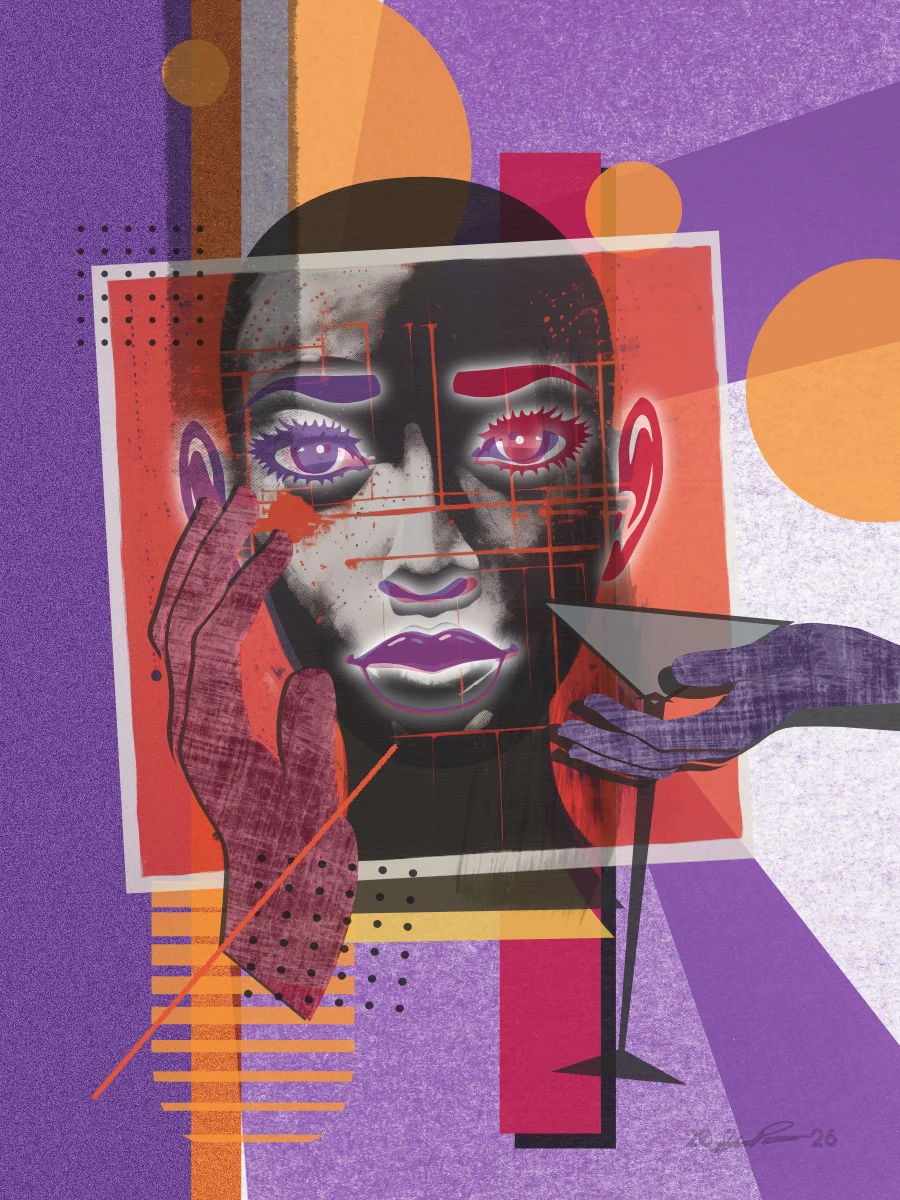 Untitle Mixed Media Composition