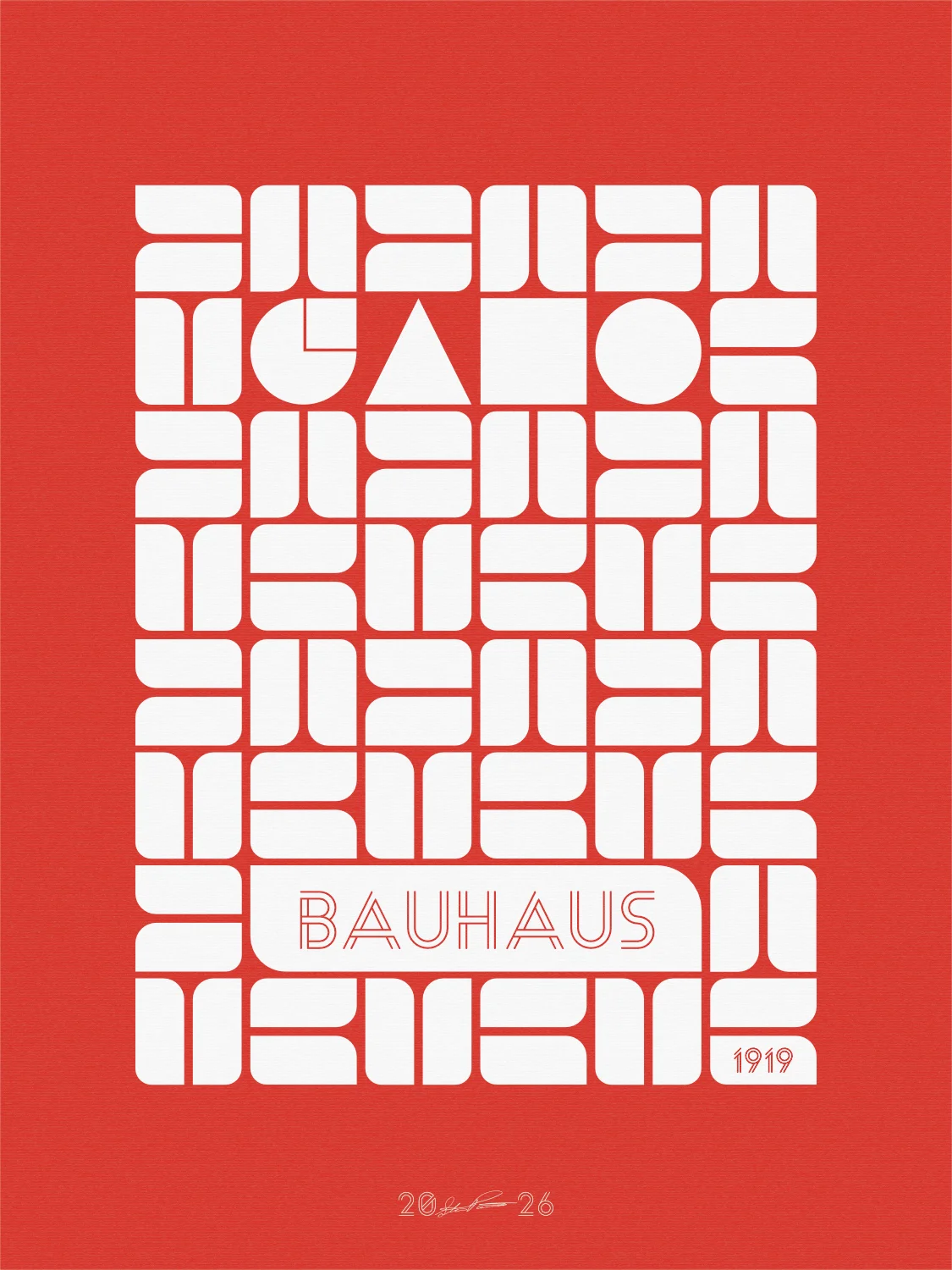rounded-rectangles-red-bauhaus