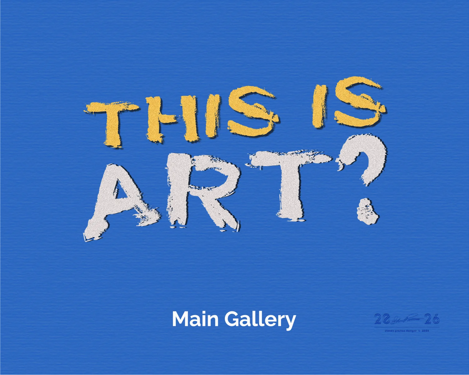 this is art online poster art gallery banner