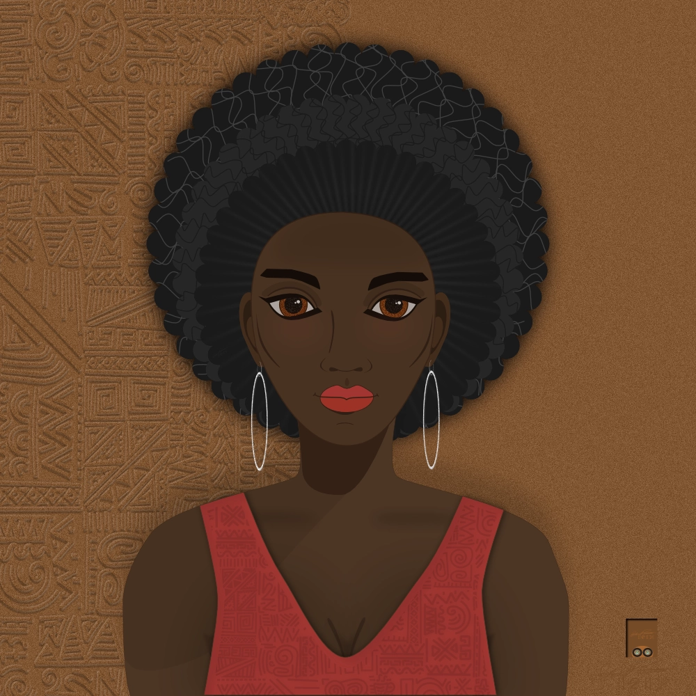 Woman in Red
