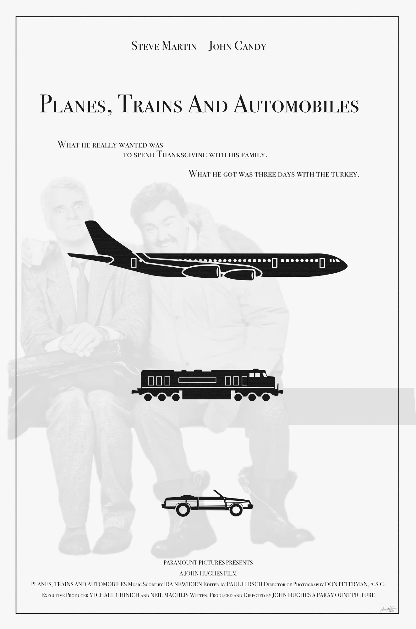 Planes Trains and Automobiles fan poster