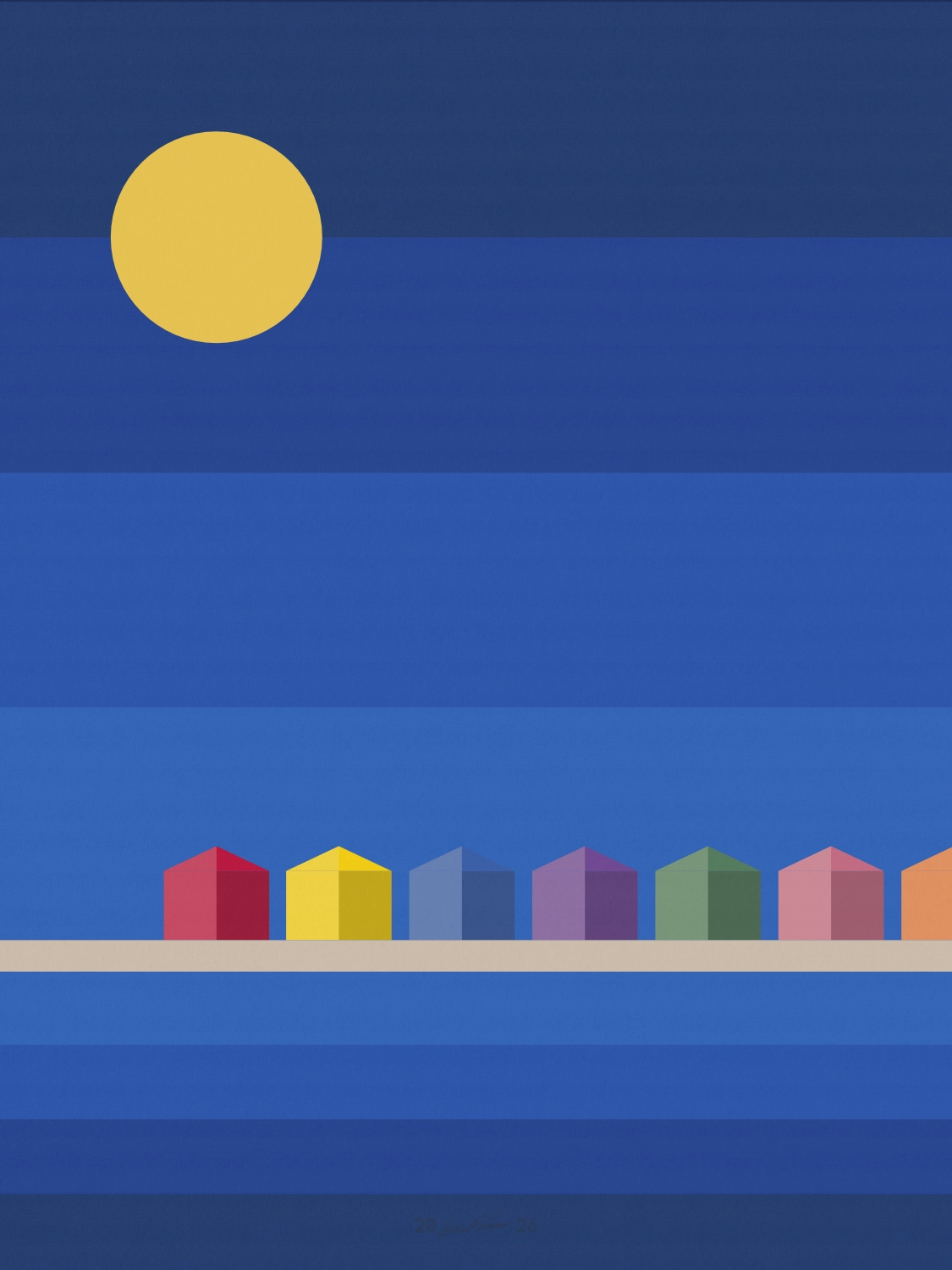 Colorfull Cabanas Abstract composition