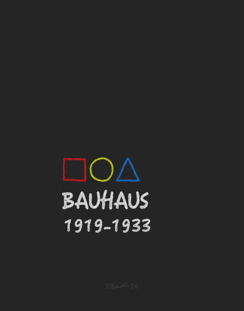 Bauhaus Chalk Board