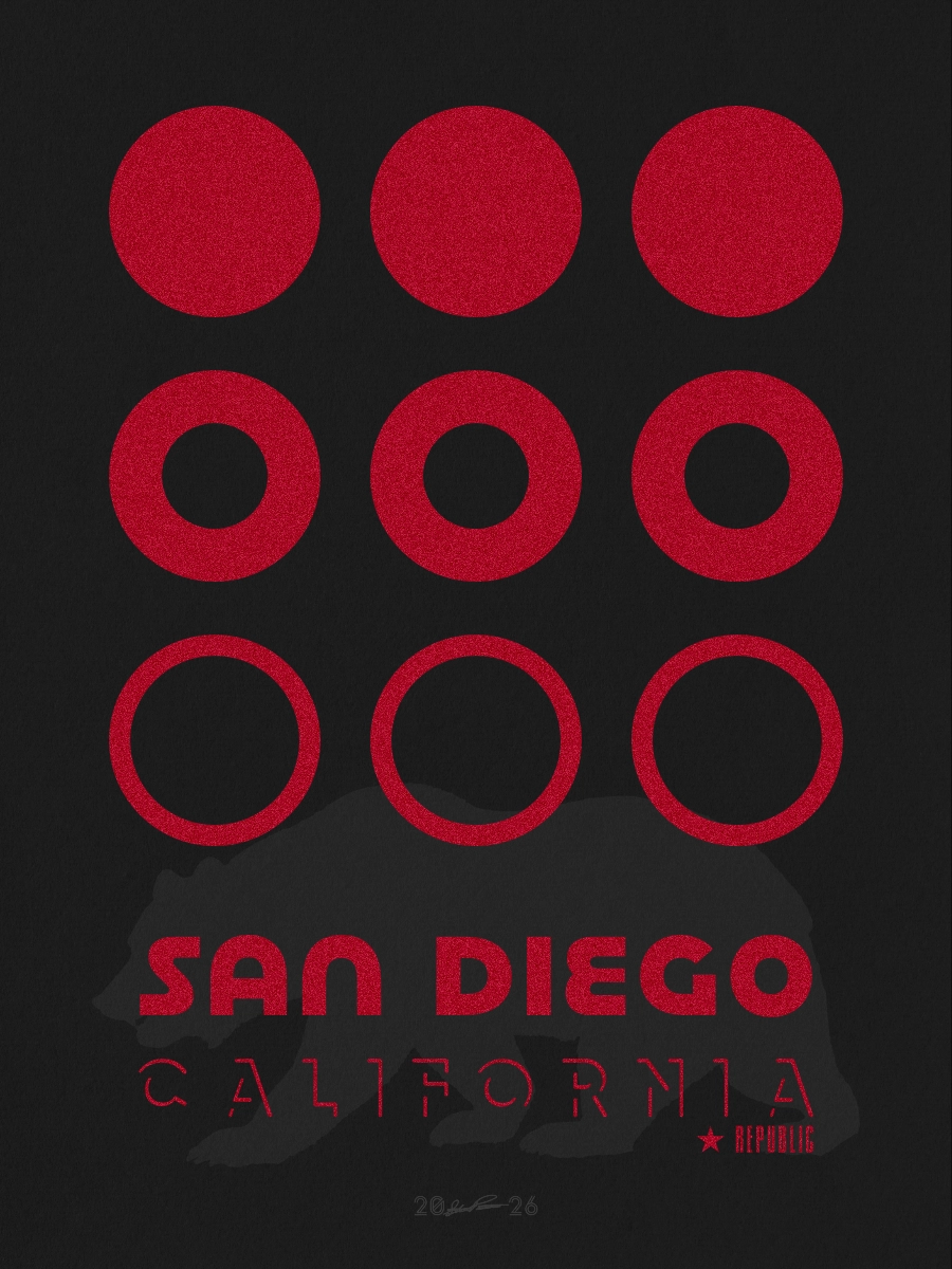 San Diego Black Circles