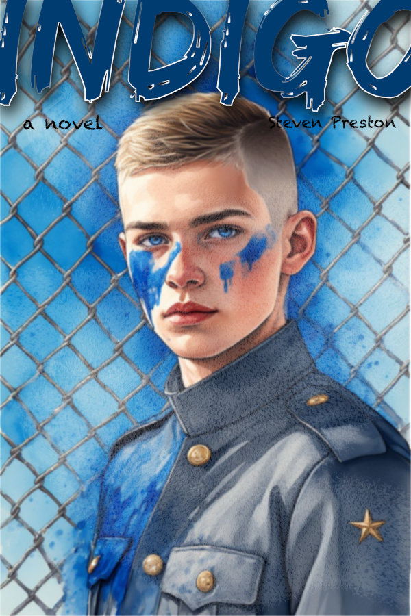 book cover of Steven Preston's YA romance novel, INDIGO